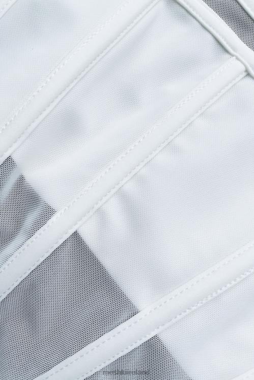 Meshki Delaney Corset Bustier Clothing White 6DX22907