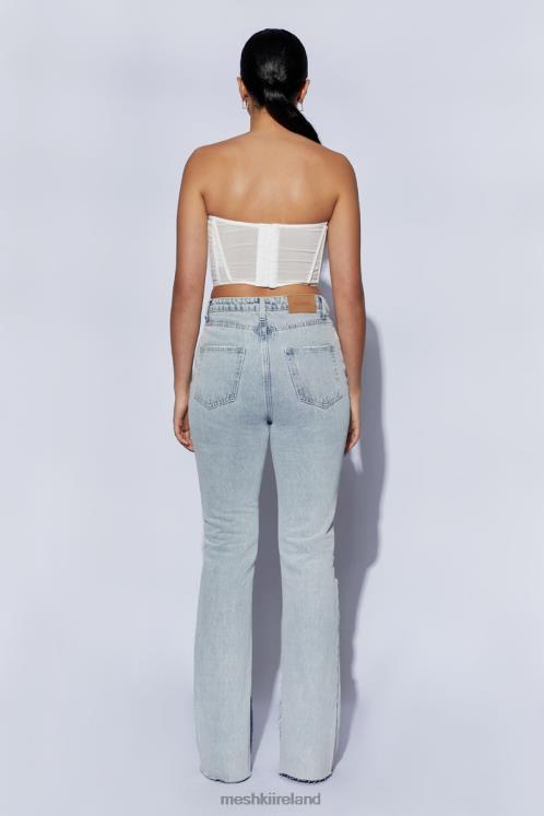 Meshki Helen Strapless Corset Bustier Clothing White 6DX221031