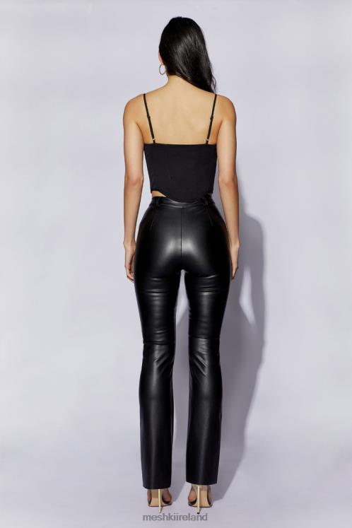 Meshki Janice Longline Corset Top Clothing Black 6DX221051