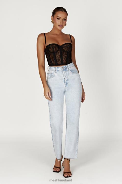 Meshki Sansa Lace Bustier Clothing Black 6DX22827