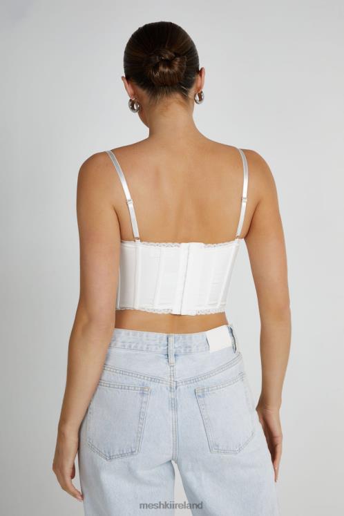 Meshki Sansa Lace Bustier Clothing White 6DX22794