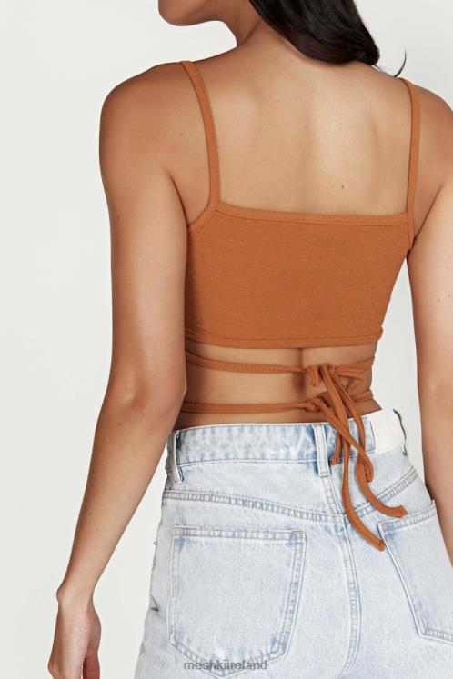 Meshki Ayesha Cut Out Singlet Clothing Biscuit 6DX221201