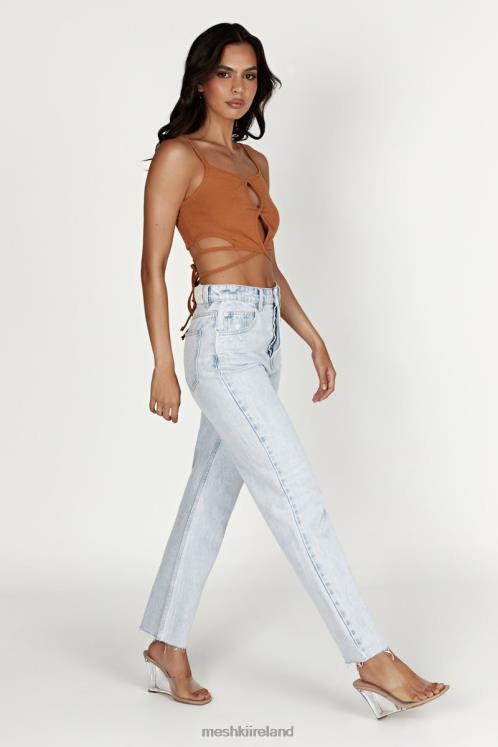 Meshki Ayesha Cut Out Singlet Clothing Biscuit 6DX221201