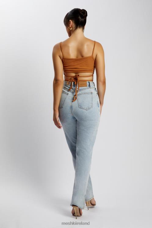 Meshki Ayesha Cut Out Singlet Clothing Biscuit 6DX221201