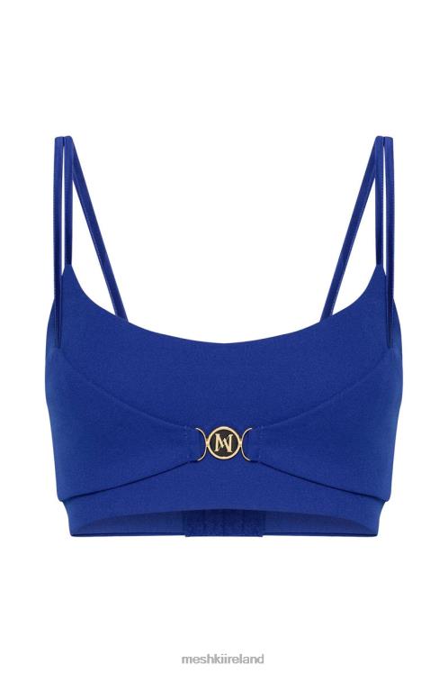 Meshki Blythe Double Strap Crop Top Clothing Cobalt Blue 6DX221143