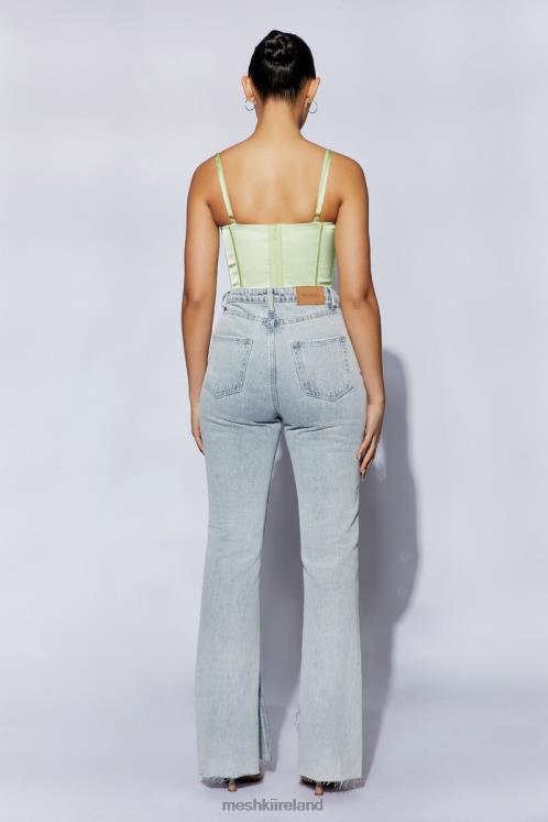 Meshki Lake Lace Cami Crop Top Clothing Pistachio Green 6DX221092