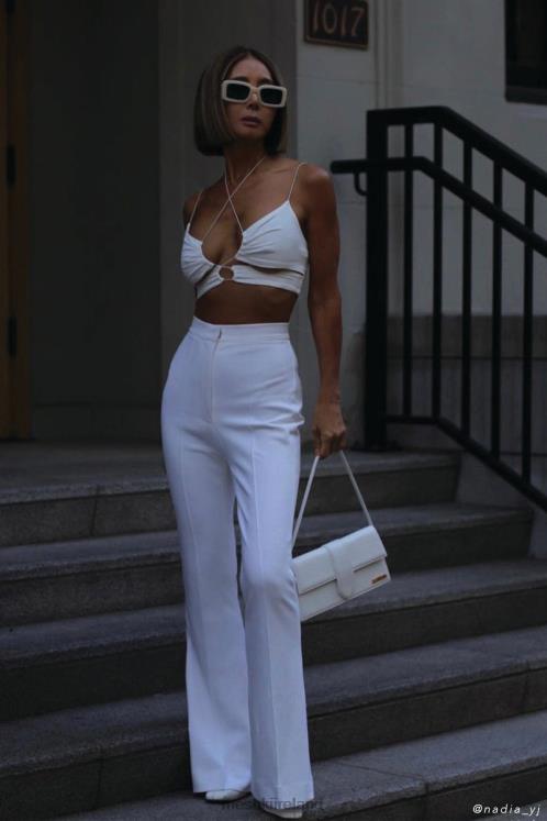 Meshki Phoenix Cut Out Ruched Crop Top Clothing White 6DX221153