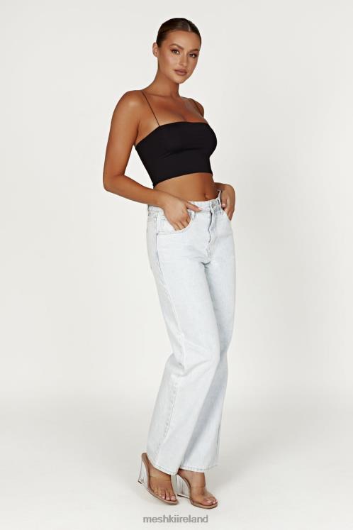 Meshki Yvonne Cami Crop Top Clothing Black 6DX22939