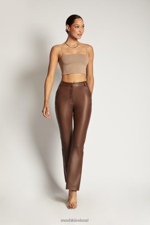 Meshki Yvonne Cami Crop Top Clothing Latte 6DX221198