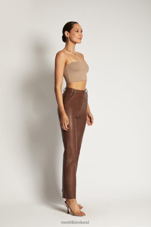 Meshki Yvonne Cami Crop Top Clothing Latte 6DX221198