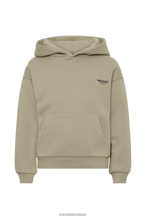 Meshki Bernie Oversized Hoodie Clothing Cement 6DX22912