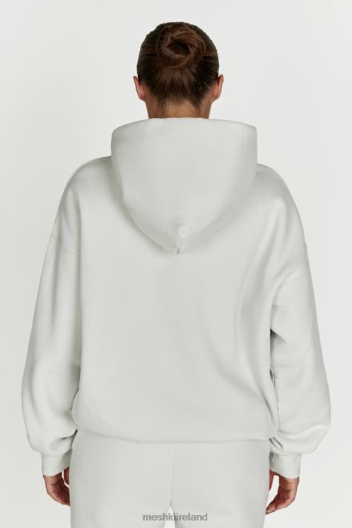 Meshki Corrie Zip Through Hoodie Clothing Smoke Grey 6DX22880