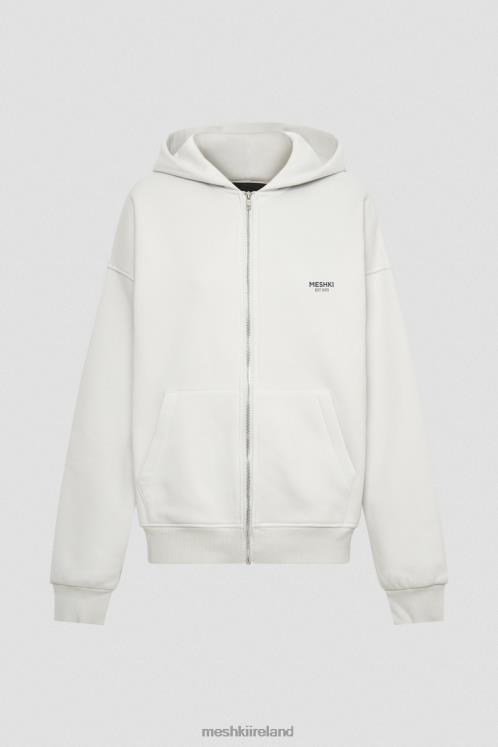 Meshki Corrie Zip Through Hoodie Clothing Smoke Grey 6DX22880