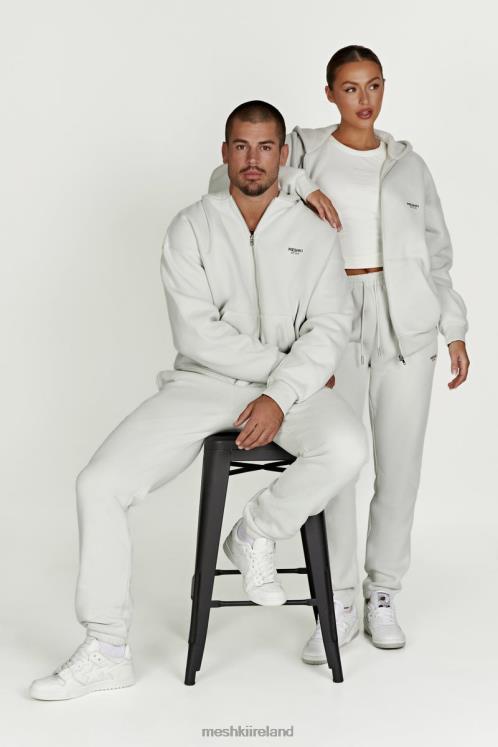 Meshki Corrie Zip Through Hoodie Clothing Smoke Grey 6DX22880