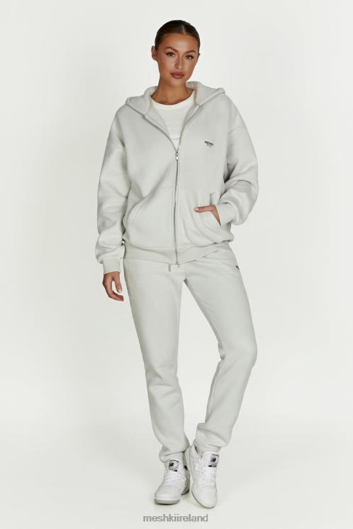 Meshki Corrie Zip Through Hoodie Clothing Smoke Grey 6DX22880