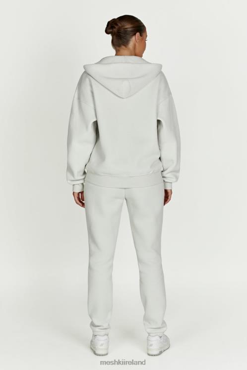 Meshki Corrie Zip Through Hoodie Clothing Smoke Grey 6DX22880