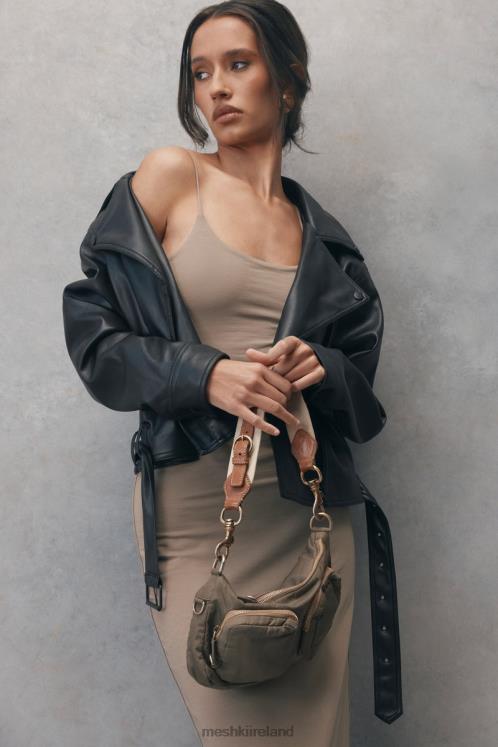 Meshki Kirby Faux Leather Jacket Clothing Black 6DX221633