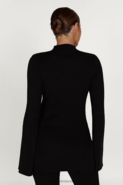 Meshki Jovie Oversized Knit Jumper Clothing Black 6DX22899